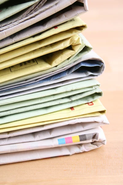 stock image Stack of newspapers