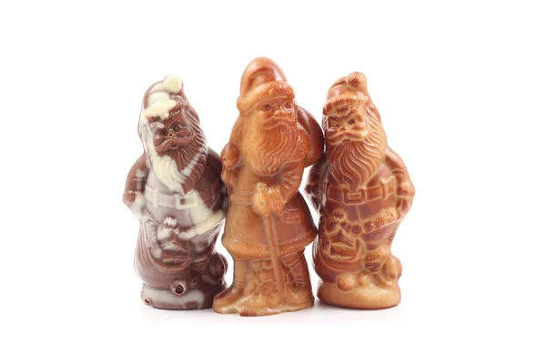 Papai Noel de chocolate — Fotografia de Stock