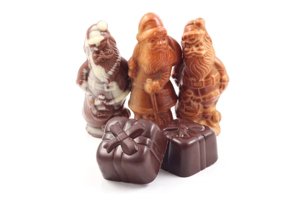 Chocolate Santa — Stock Photo, Image