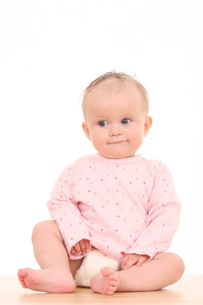 6 hónapos kislány portréja — Stock Fotó