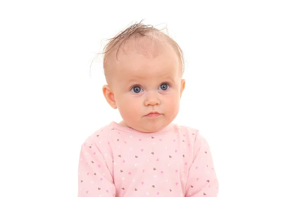 Portret van 6 maanden babymeisje — Stockfoto