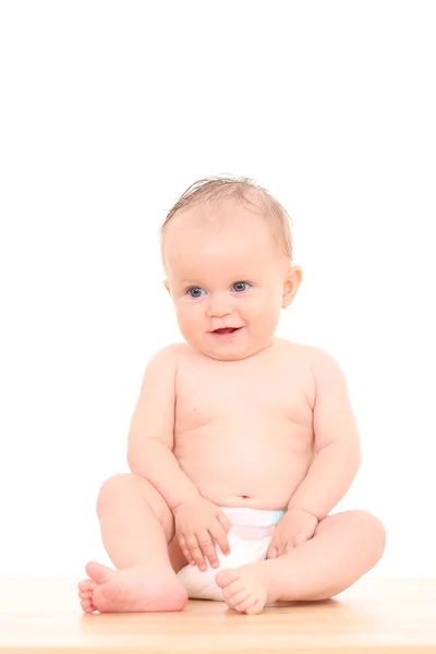 6 ヶ月の女の赤ちゃんの肖像画 — ストック写真