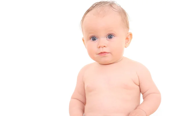 Retrato de 6 meses bebê menina — Fotografia de Stock