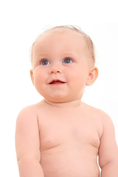 Retrato de 6 meses bebê menina — Fotografia de Stock
