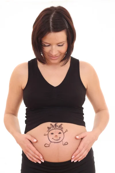 Big belly — Stock Photo, Image