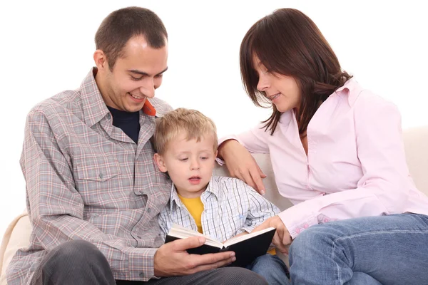 Дозвілля - сімейне читання — стокове фото