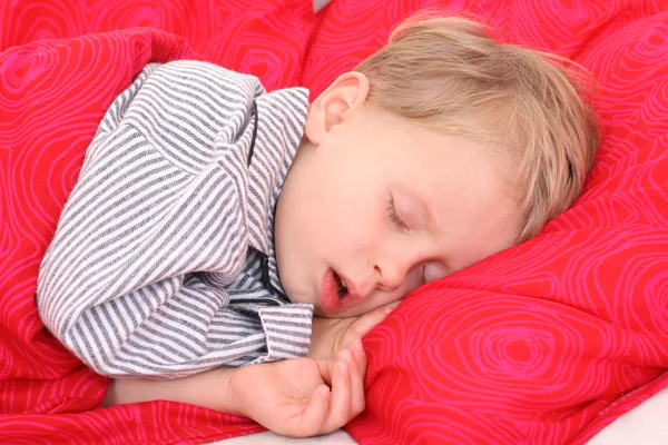 Roky Starý Chlapec Spí Odpočinek — Stock fotografie