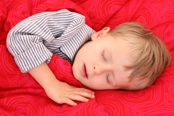 Lat Chłopiec Śpi Odpoczynek — Zdjęcie stockowe
