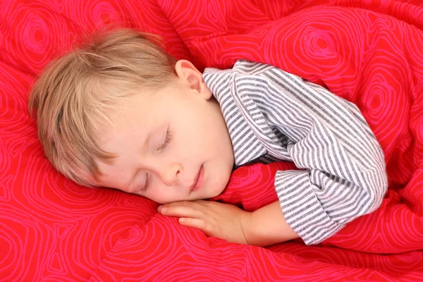 Niño Años Durmiendo Descansando —  Fotos de Stock