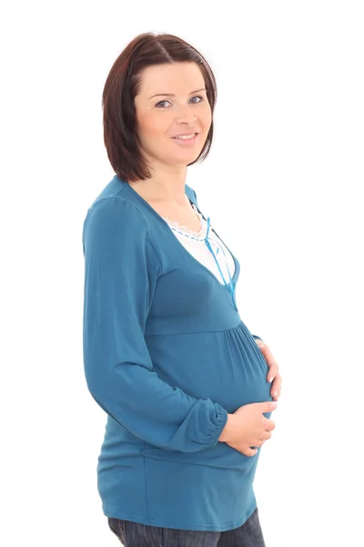 Happy pregnant — Stock Photo, Image