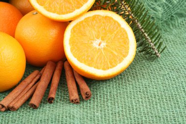 Orange aroma clipart