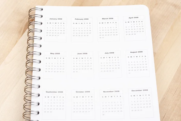 Year planner — Stock Photo, Image