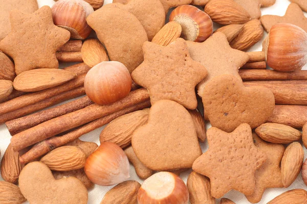 stock image delicious cookies - gingerbreads and some sweetmeats