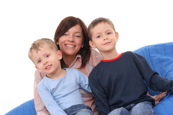 Mother and sons — Stock Photo, Image