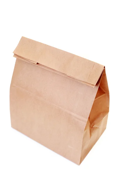 Paper Bag White Background — Stock Photo, Image