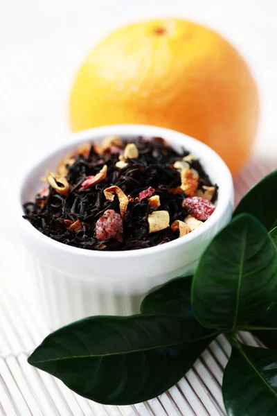 Mandarinka čaj — Stock fotografie