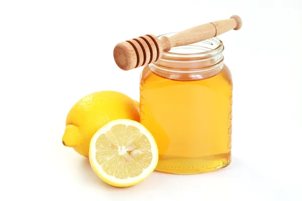 Honey and lemon — Stock Photo, Image