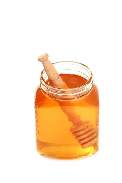 Frasco de mel — Fotografia de Stock