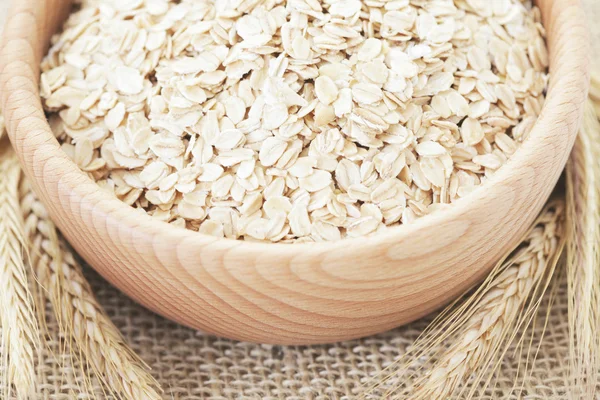 Bowl Full Oats Food Drink — Stock Photo, Image