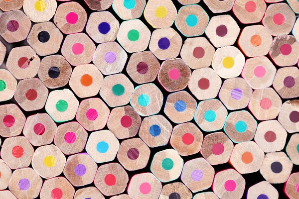 Muchos Lápices Colores Tiempo Escuela —  Fotos de Stock
