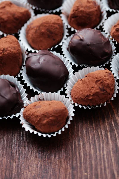 초콜릿 호두 — 스톡 사진