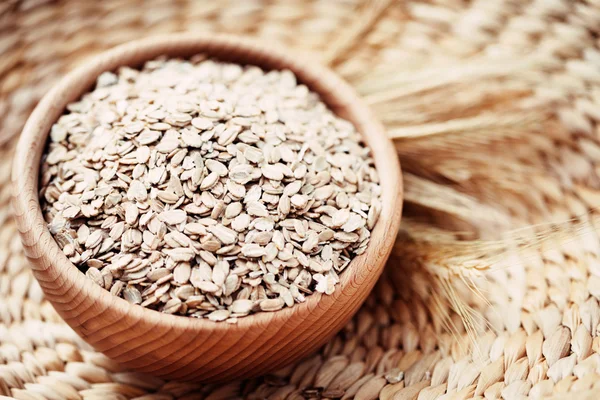 Bowl of Oats — Stock Photo, Image