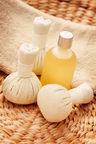 Massage Stamps Alternative Medicine Beauty Treatment — Stock Photo, Image