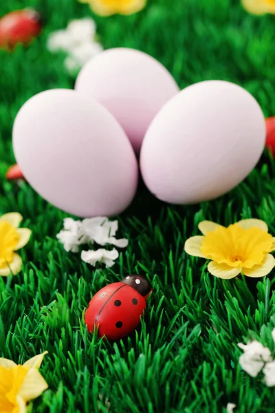 Húsvéti tojás, a zöld — Stock Fotó
