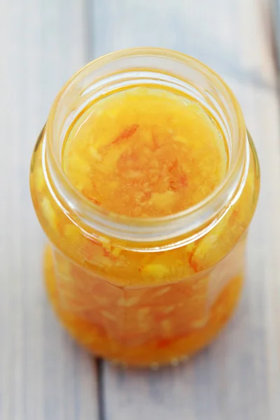 Engarrafamento laranja — Fotografia de Stock