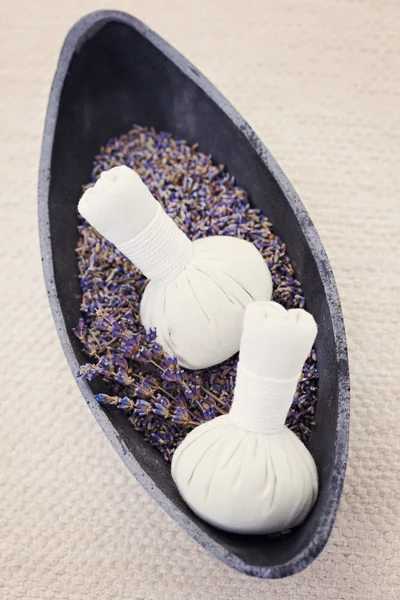 Lavendel massage frimärken — Stockfoto