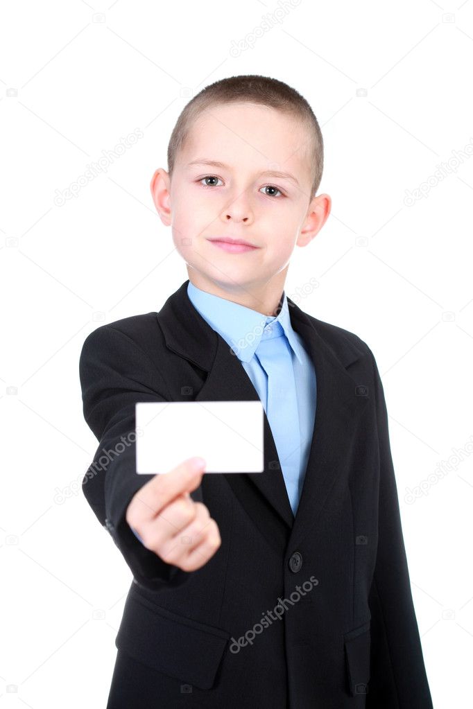 Business boy — Stock Photo © matka_Wariatka #5223007