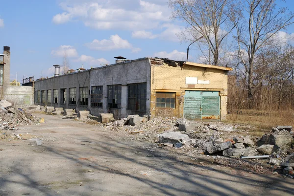 Abandoned Industrial Warehouse — Stock Photo, Image