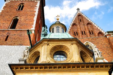 cracow wawel hill Katedrali'nde