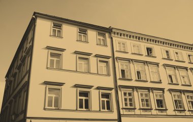 eski stil fotoğraf eski ev krakow