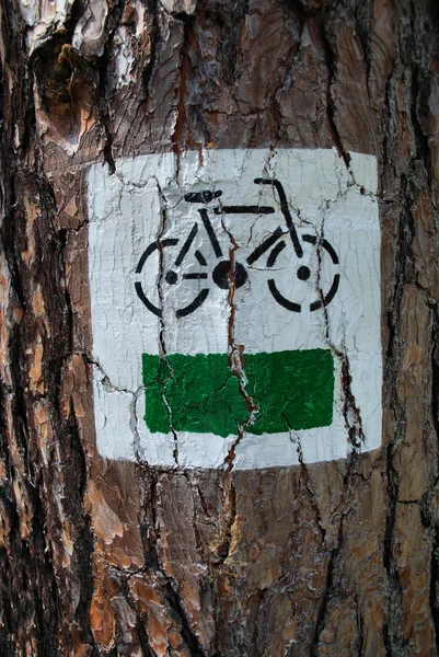 Segno bici — Foto Stock
