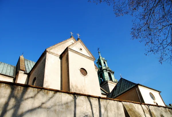 Εκκλησία σχετικά με το karczowka λόφο — Φωτογραφία Αρχείου