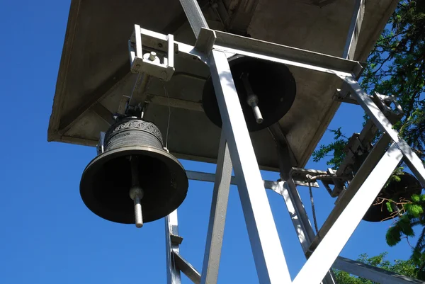 Vecchia campana missione di ferro — Foto Stock
