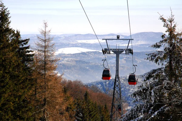 stock image Cable cars