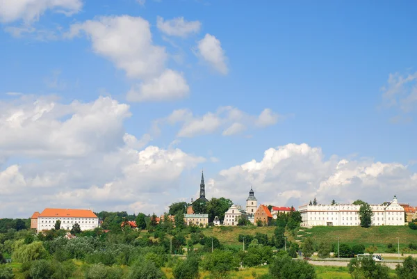Alte stadt in sandomierz — Stockfoto