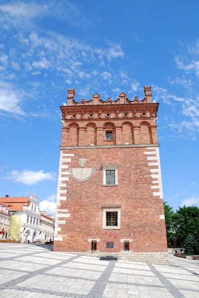 Vecchio municipio di Sandomierz, Polonia . — Foto Stock