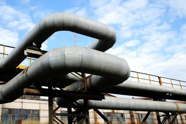 Industrielle Pipelines — Stockfoto