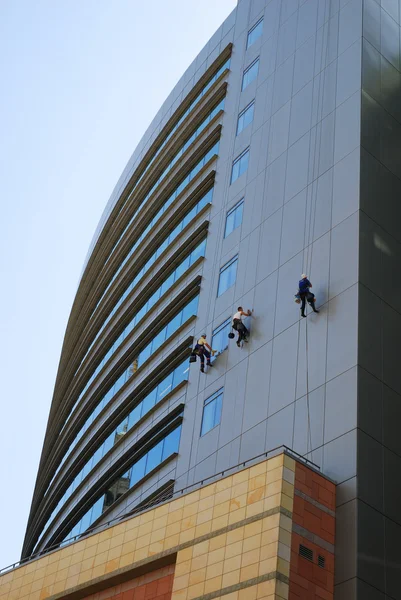 Cleaning of windows — Stock Photo, Image