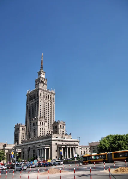 Palacio de Cultura y Ciencia de Varsovia — Foto de Stock