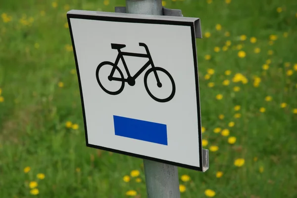 自転車標識 — ストック写真