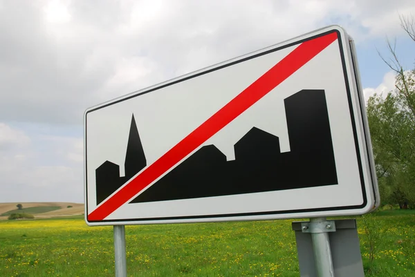 Şehir işareti — Stok fotoğraf
