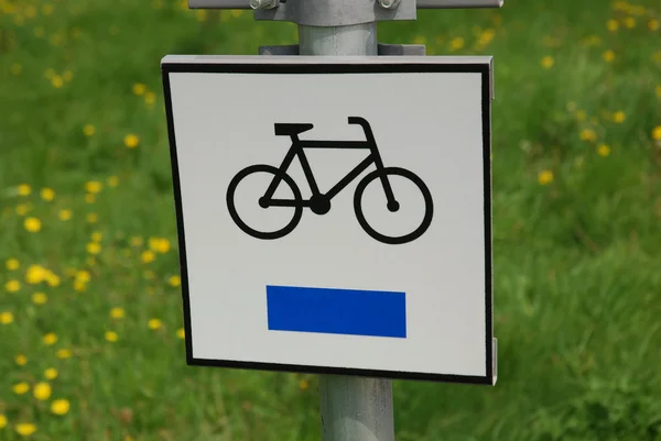 Rower znak — Zdjęcie stockowe