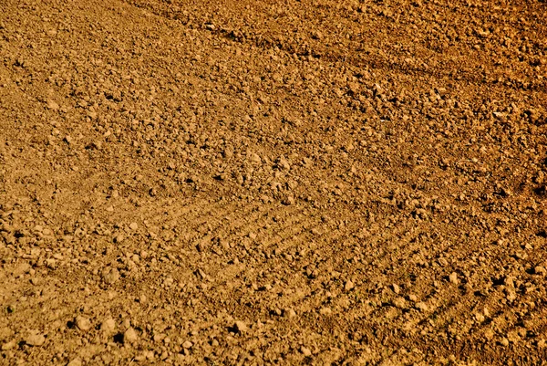Jordbearbetning brun bakgrund — Stockfoto