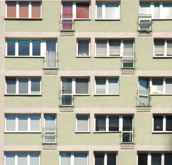 Windows en balkons — Stockfoto
