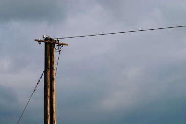 High voltage power line clipart