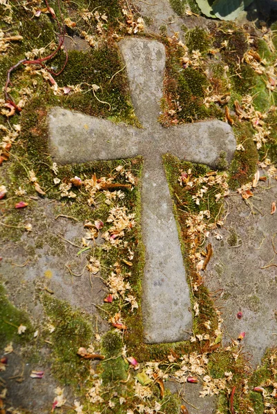 Velha cruz — Fotografia de Stock